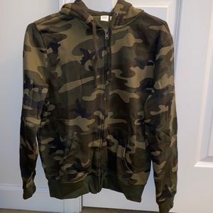 Gap logo full zip hoodie